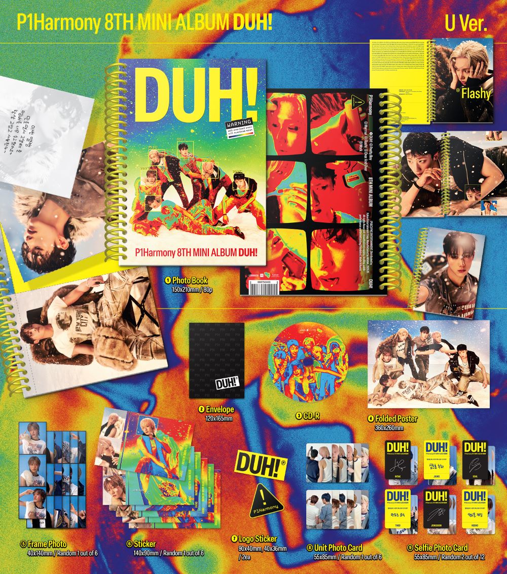 P1Harmony - 8th Mini Album [DUH!] Standard Ver.