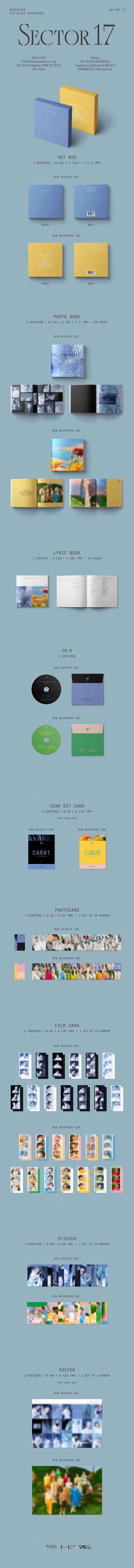SEVENTEEN - SECTOR 17 [4TH ALBUM REPACKAGE]