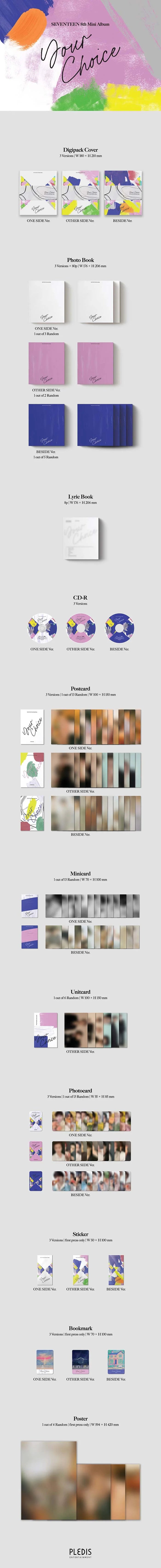 SEVENTEEN - YOUR CHOICE [8TH MINI ALBUM]