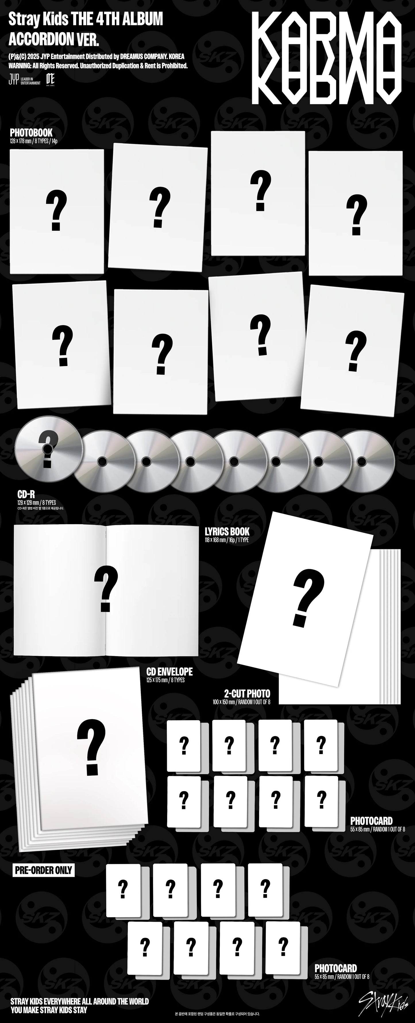 Stray Kids - 4th Album [KARMA] ACCORDION Ver.