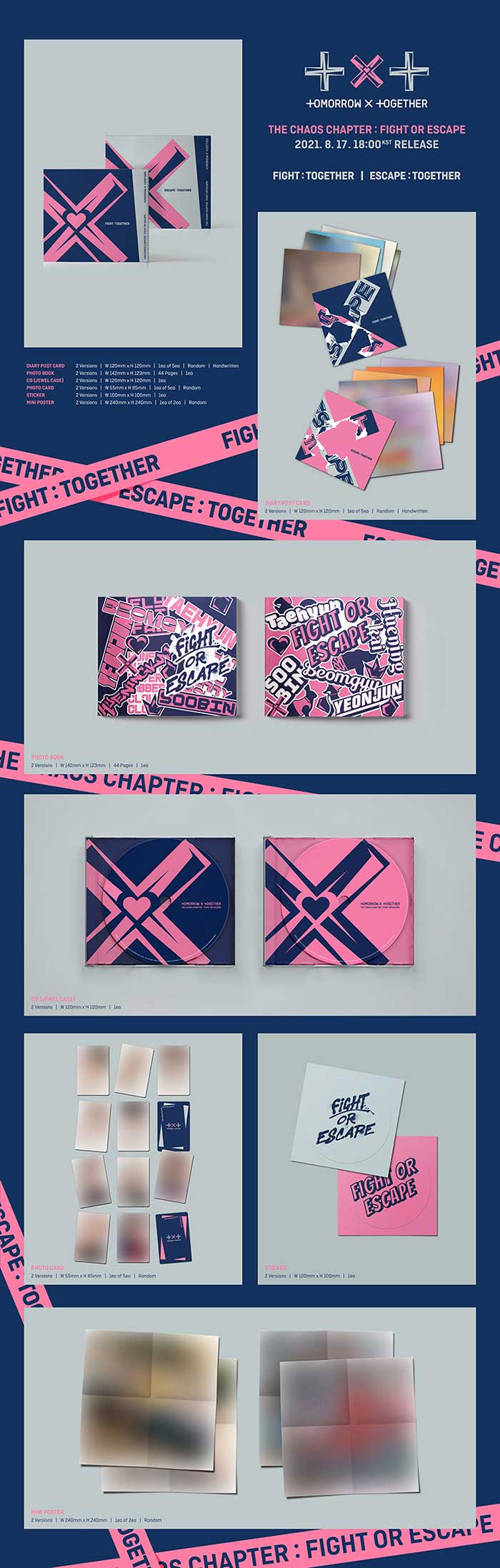 TXT - [THE CHAOS CHAPTER : FIGHT OR ESCAPE] TOGETHER Ver.