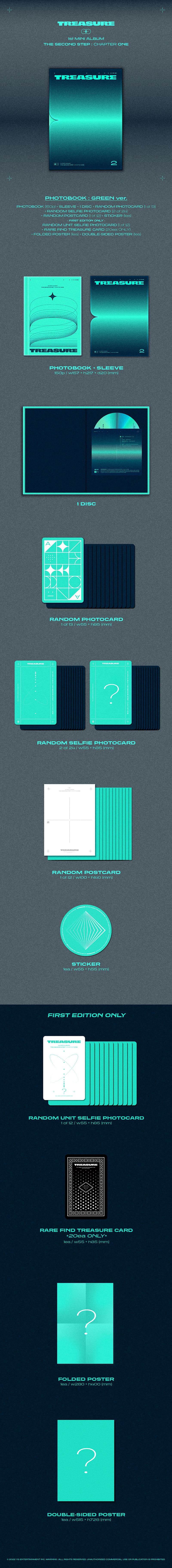 TREASURE - 1ST MINI ALBUM [THE SECOND STEP : CHAPTER ONE ] PHOTOBOOK Ver.