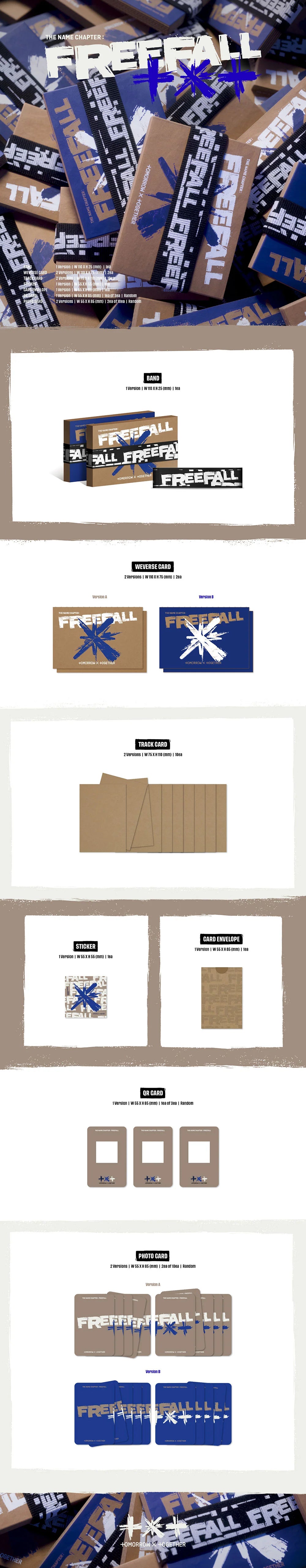 TXT - [THE NAME CHAPTER : FREEFALL] Weverse Albums ver.